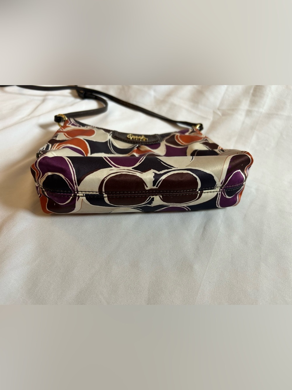 Coach Scarf Print Shoulder Bag - Picture 6 of 11